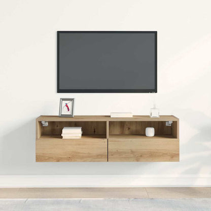 TV Wall Cabinet 100 x 30 x 30 cm Artisan oak Engineered Wood