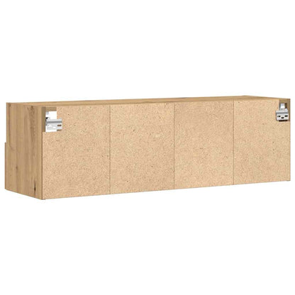 TV Wall Cabinet 100 x 30 x 30 cm Artisan oak Engineered Wood