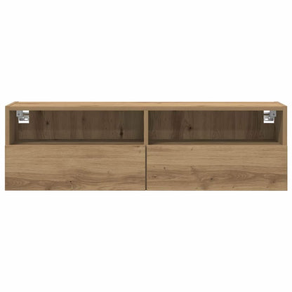 TV Wall Cabinet 100 x 30 x 30 cm Artisan oak Engineered Wood
