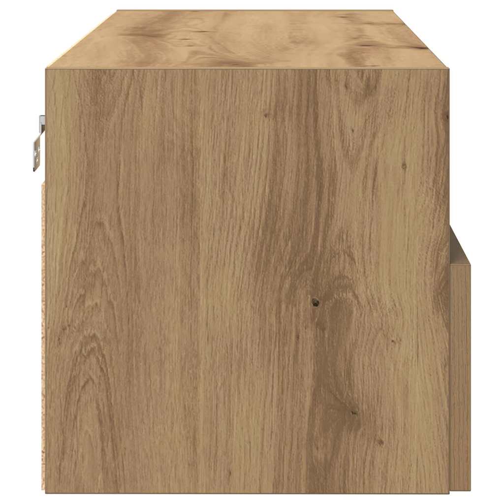TV Wall Cabinet 100 x 30 x 30 cm Artisan oak Engineered Wood