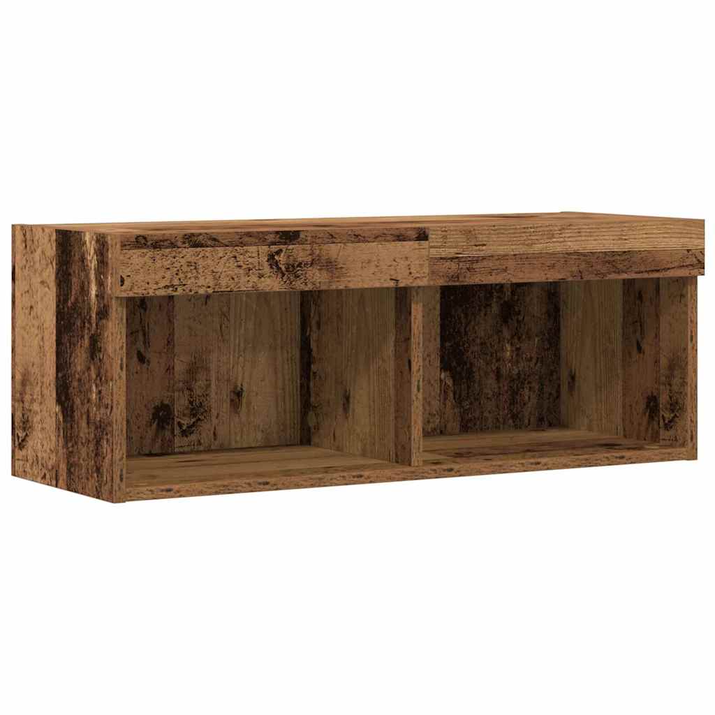 TV Cabinet Set Old wood 80 x 30 x 30 cm Engineered Wood