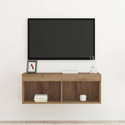 TV Cabinet Set 80 x 30 x 30 cm Artisan oak Engineered Wood