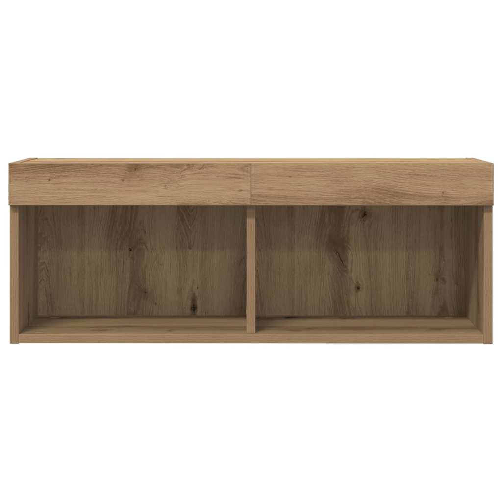 TV Cabinet Set 80 x 30 x 30 cm Artisan oak Engineered Wood