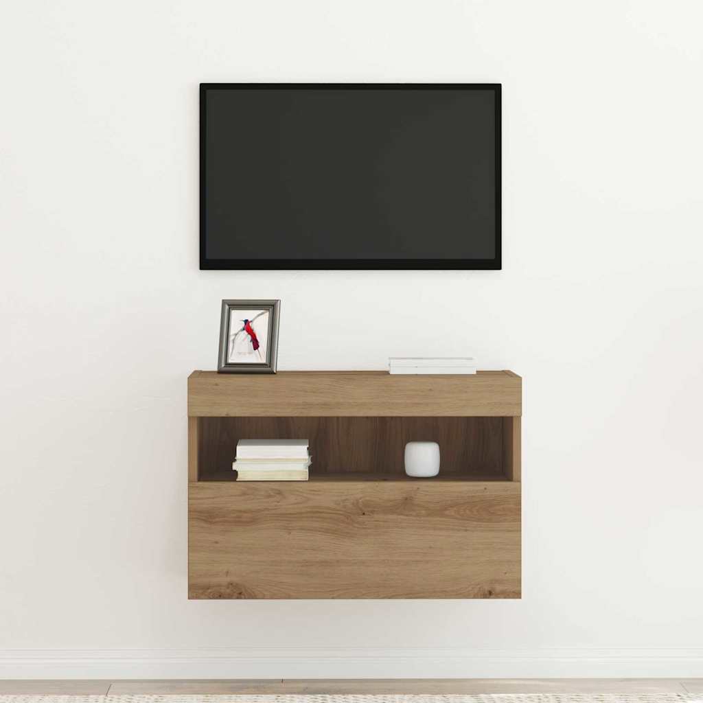 TV Wall Cabinet 60 x 30 x 40 cm Artisan oak Engineered Wood