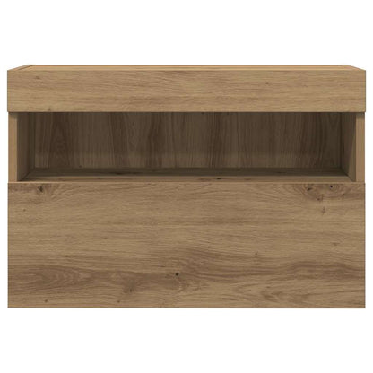 TV Wall Cabinet 2 pcs Artisan oak Engineered Wood