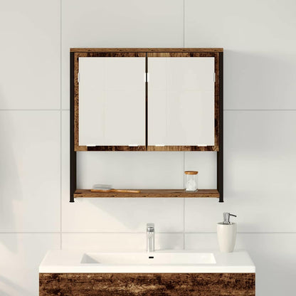 Mirror Cabinet Old Wood 60 x 16 x 60 cm Engineered Wood