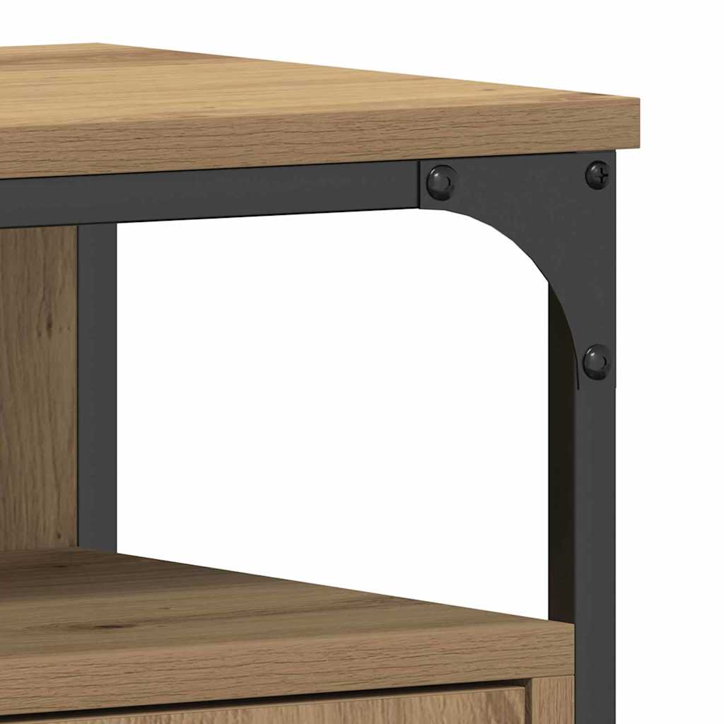Bathroom Sink Cabinet with Storage Artisan oak 80 x 30 x 60 cm