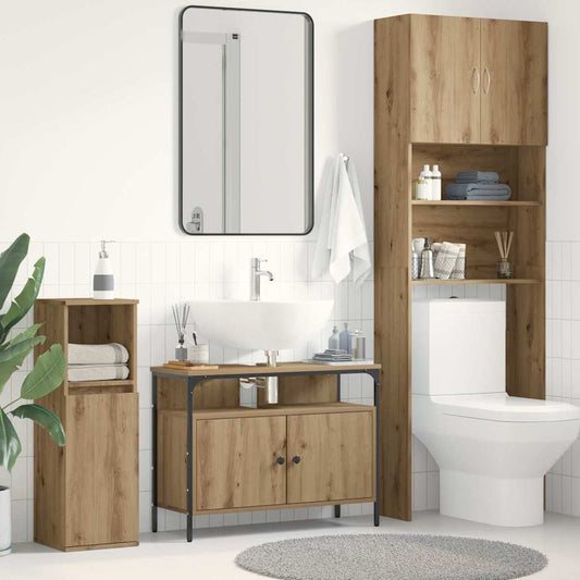 Bathroom Sink Cabinet Artisan oak 80 x 30 x 60 cm