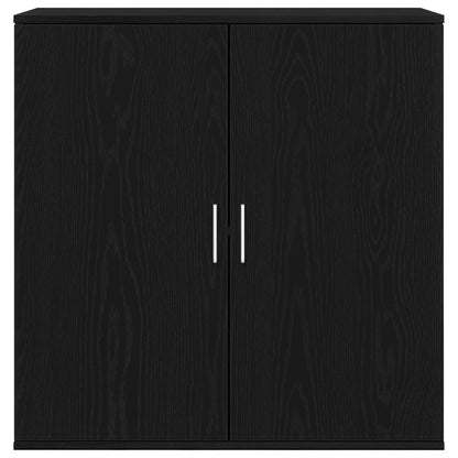Sideboard Black Oak 79 x 38 x 80 cm Engineered Wood