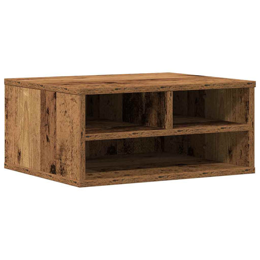 Printer Stand Old Wood 49 x 40 x 22.5 cm Engineered Wood