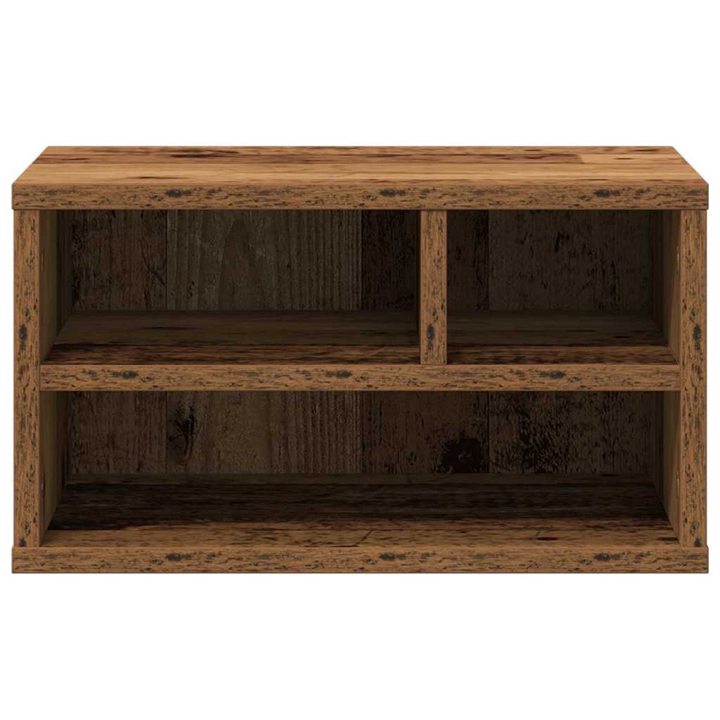 Printer Stand Old Wood 40 x 32 x 22.5 cm Engineered Wood