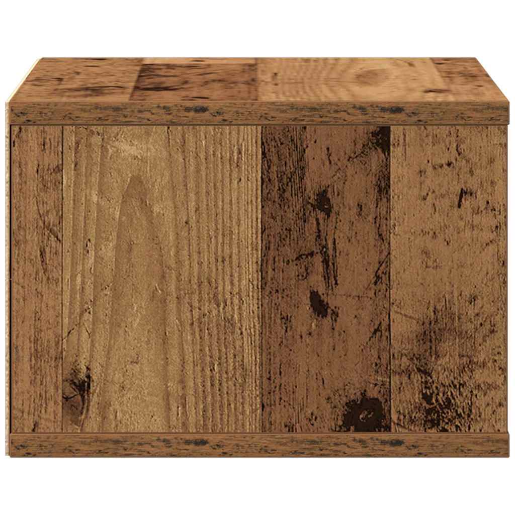 Printer Stand Old Wood 40 x 32 x 22.5 cm Engineered Wood