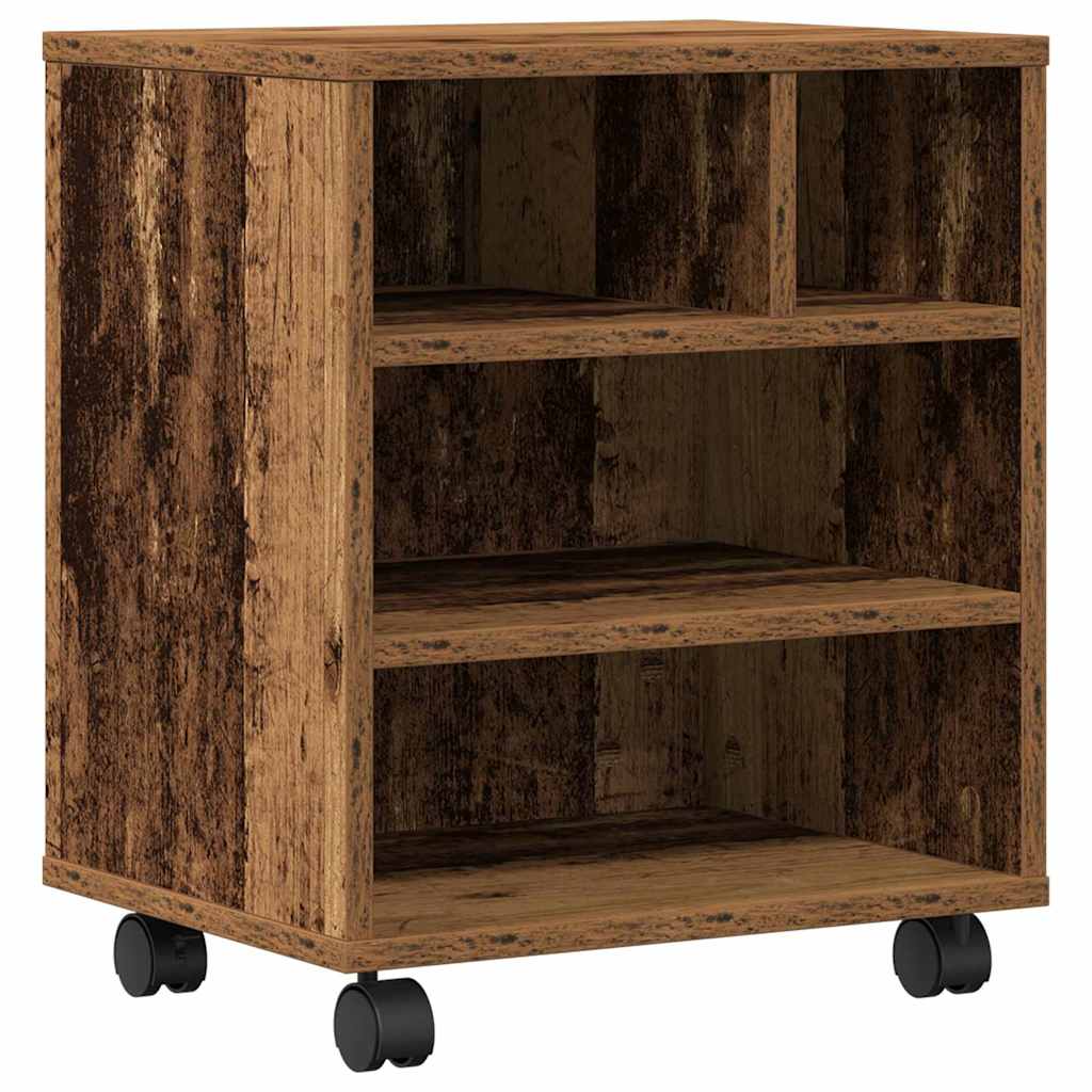 Printer Stand Old wood 41 x 32 x 48 cm Engineered wood