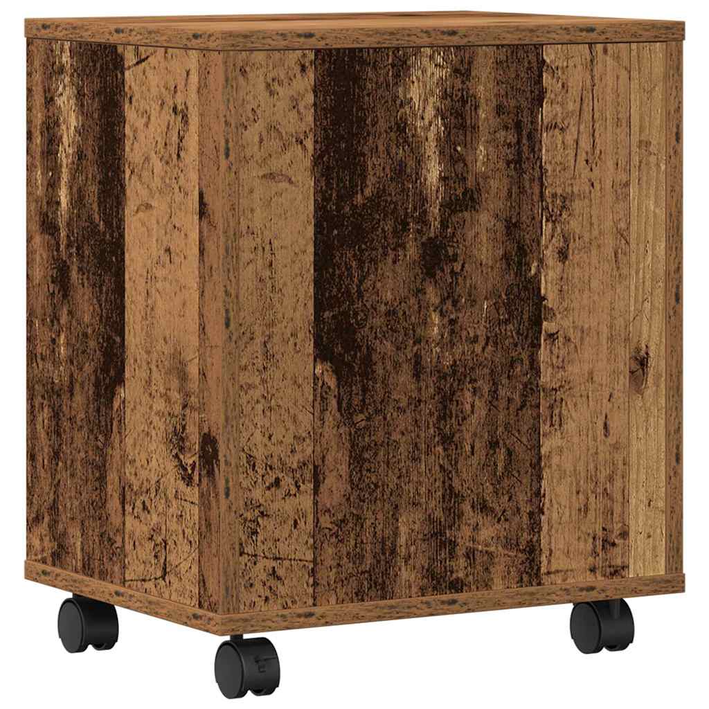 Printer Stand Old wood 41 x 32 x 48 cm Engineered wood