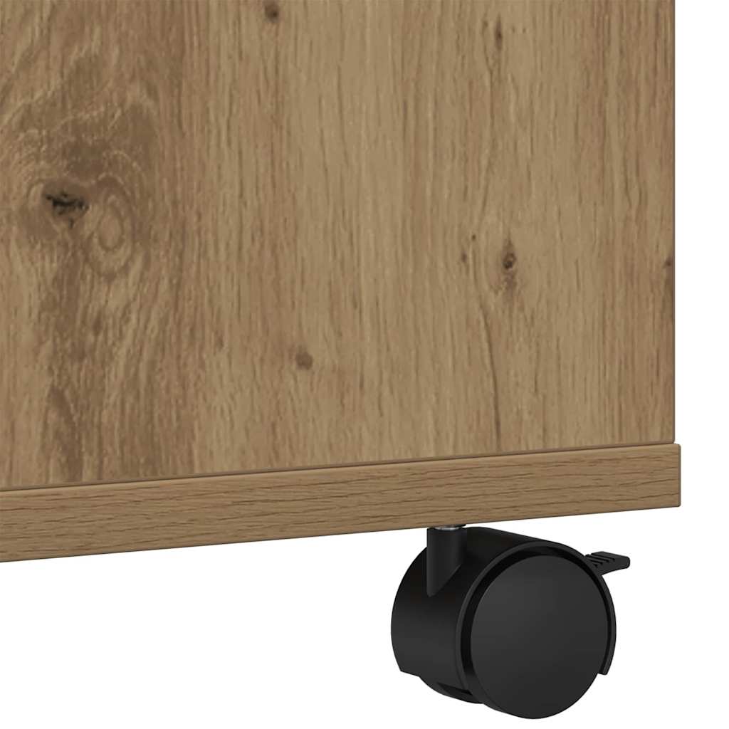 Printer Stand Artisan oak 41 x 32 x 48 cm Engineered wood