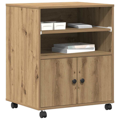 Printer Stand Artisan Oak 60 x 48 x 74 cm Engineered Wood