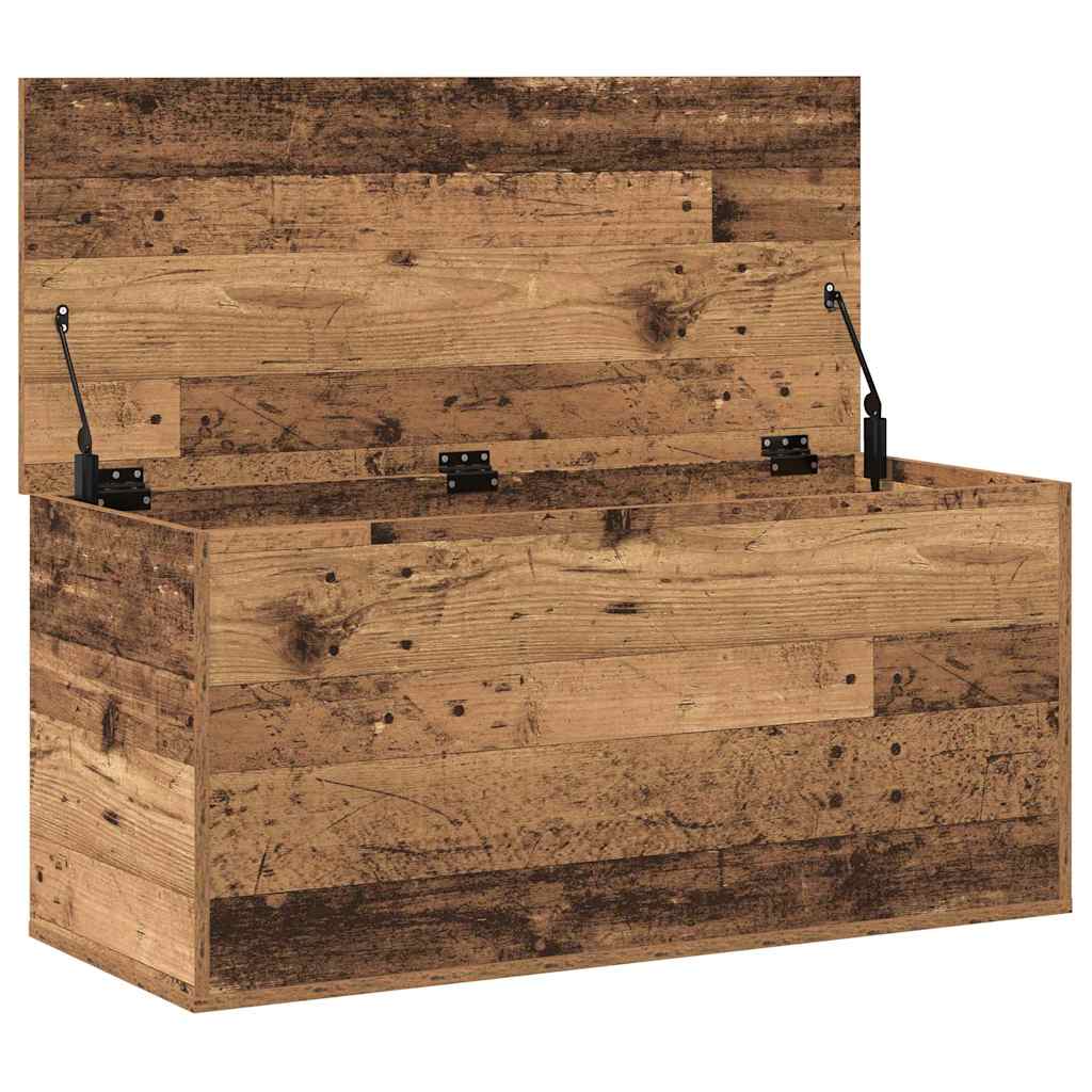 Storage Box Old wood 100 x 42 x 46 cm Engineered Wood
