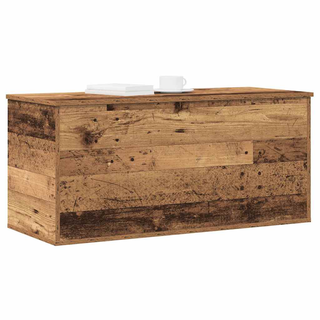 Storage Box Old wood 100 x 42 x 46 cm Engineered Wood