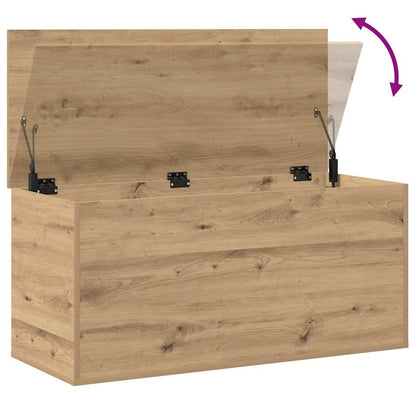 Storage Box Artisan oak 100 x 42 x 46 cm Engineered Wood
