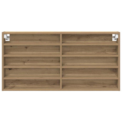 Display Cabinet Wall-Mounted Artisan Oak 100 x 8.5 x 50 cm