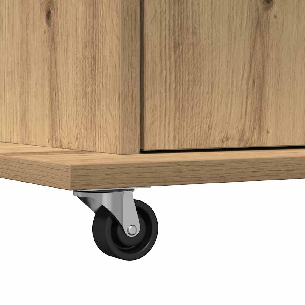 Podium Artisan Oak Engineered Wood 55 x 55 x 107 cm