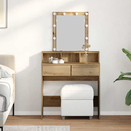 Dressing Table Artisan oak 80 x 41 x 144.5 cm Engineered wood