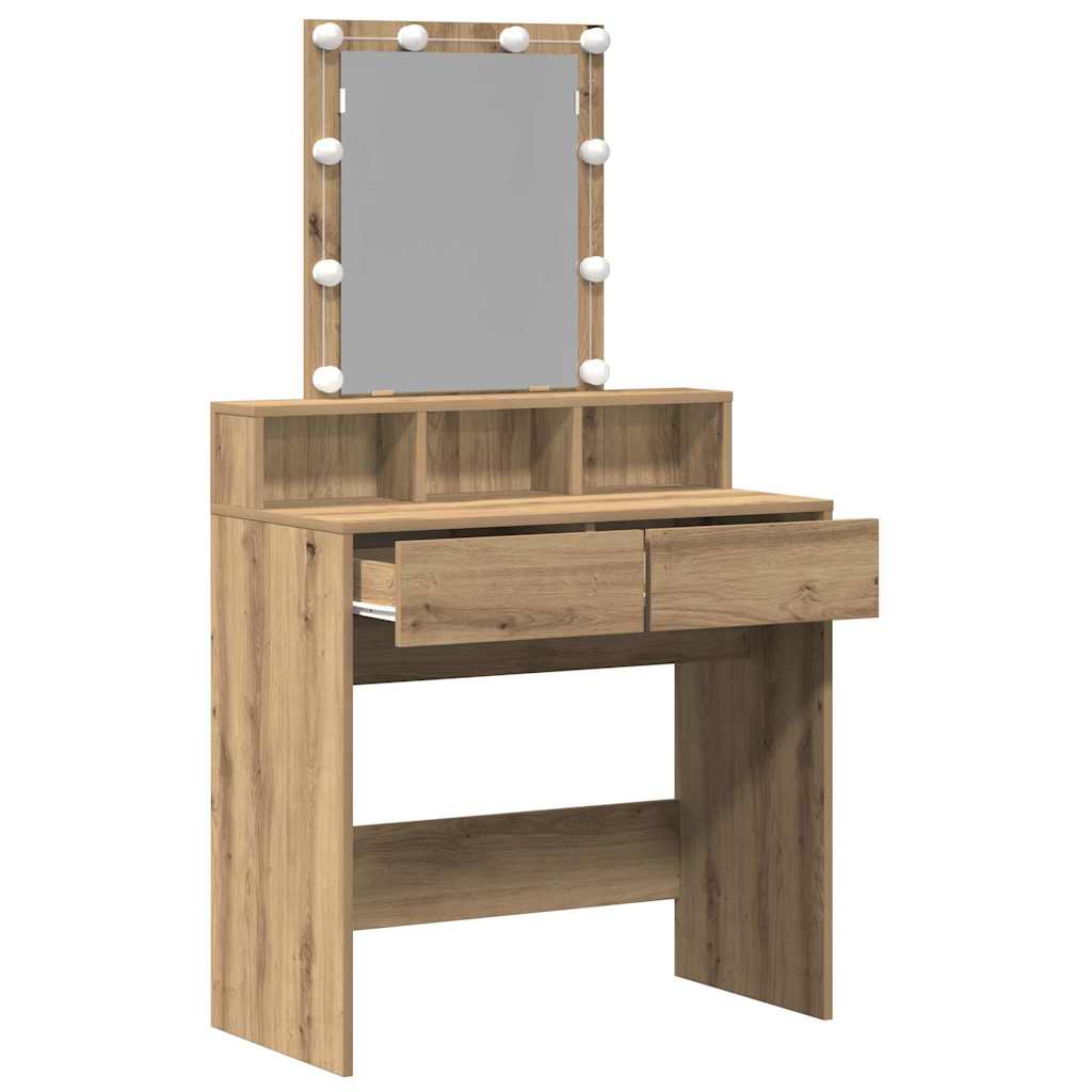 Dressing Table Artisan oak 80 x 41 x 144.5 cm Engineered wood