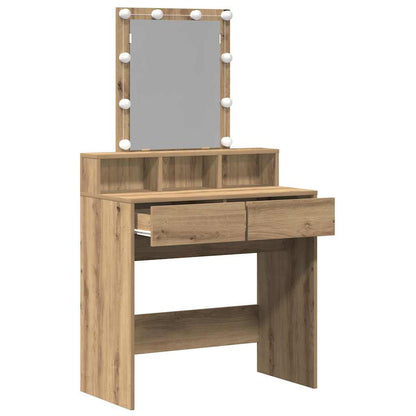 Dressing Table Artisan oak 80 x 41 x 144.5 cm Engineered wood