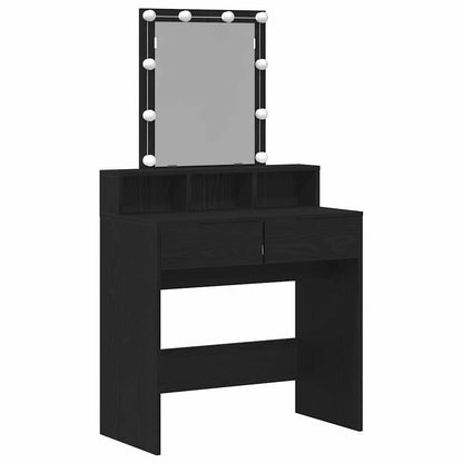 Dressing Table Black oak 80 x 41 x 144.5 cm Engineered wood