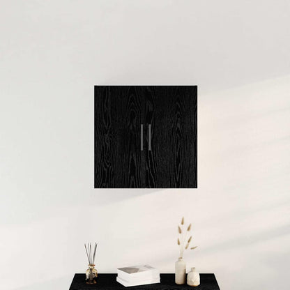 Wall Cabinet Black oak 60 x 31 x 60 cm Engineered Wood