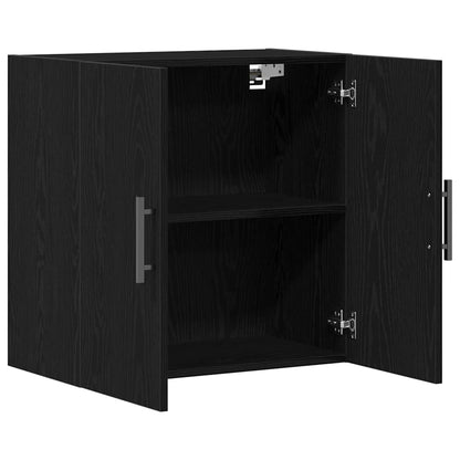 Wall Cabinet Black oak 60 x 31 x 60 cm Engineered Wood