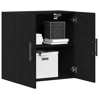Wall Cabinet Black oak 60 x 31 x 60 cm Engineered Wood