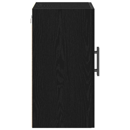 Wall Cabinet Black oak 60 x 31 x 60 cm Engineered Wood