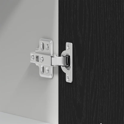 Hanging Cabinet Black Oak 30x31x60 cm Engineered Wood