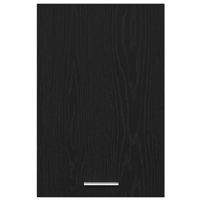 Hanging Cabinet Black Oak 40x31x60 cm Engineered Wood