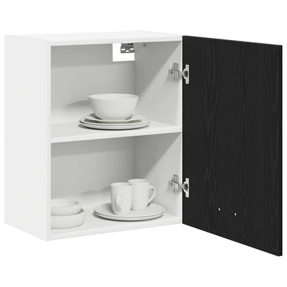 Hanging Cabinet Black Oak 50 x 31 x 60 cm Engineered Wood