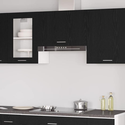 Hanging Cabinet Lyon Black Oak 60 x 31 x 40 cm Engineered Wood