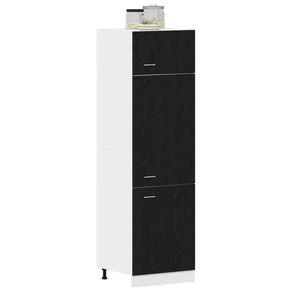 Hanging Cabinet Lyon Black Oak 60 x 31 x 207 cm Engineered Wood