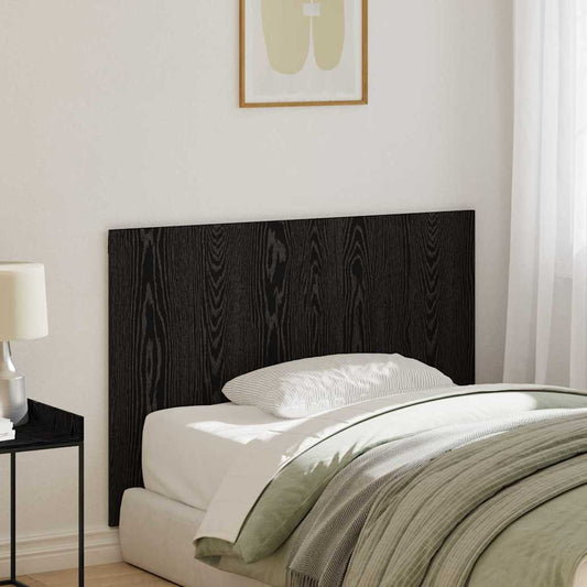 Bed Headboard Black Oak Engineered Wood