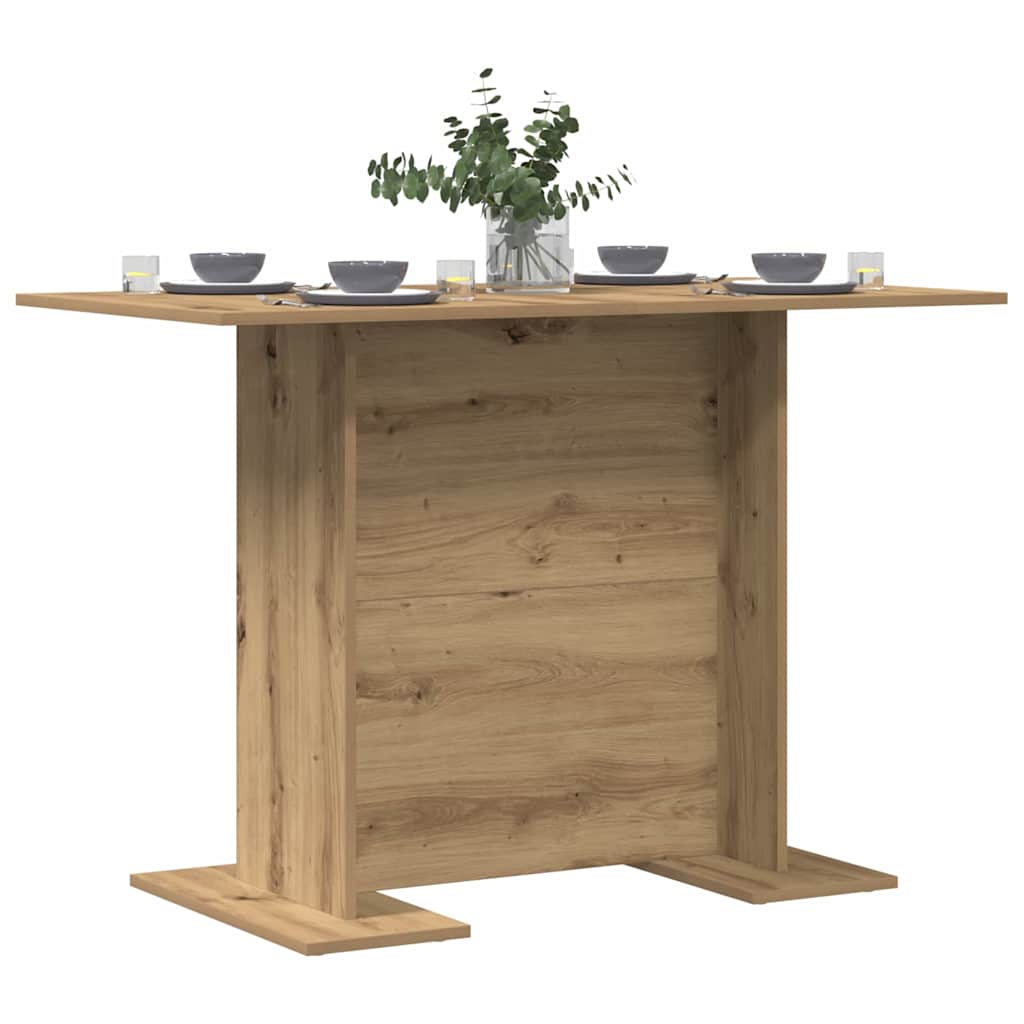 Dining Table 110 x 60 x 75 cm Engineered Wood Artisan Oak