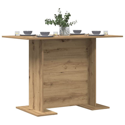 Dining Table 110 x 60 x 75 cm Engineered Wood Artisan Oak