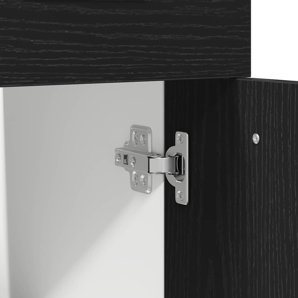 Drawer Bottom Cabinet with Drawer Black oak 30 x 46 x 81.5 cm