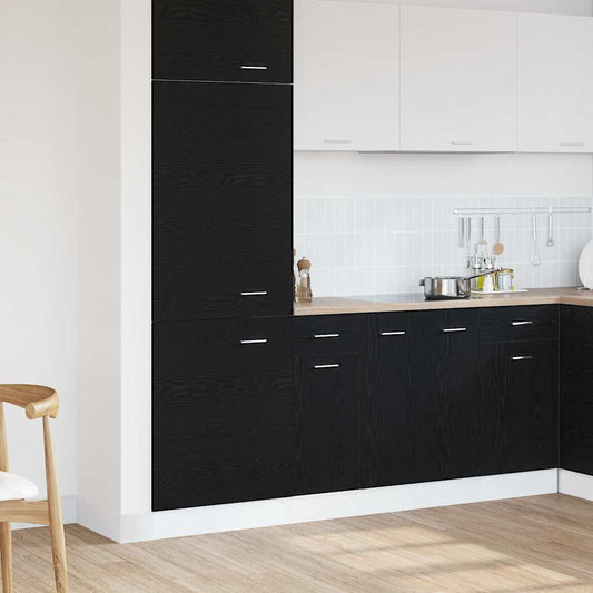 Drawer Bottom Cabinet with Drawer Black oak 30 x 46 x 81.5 cm