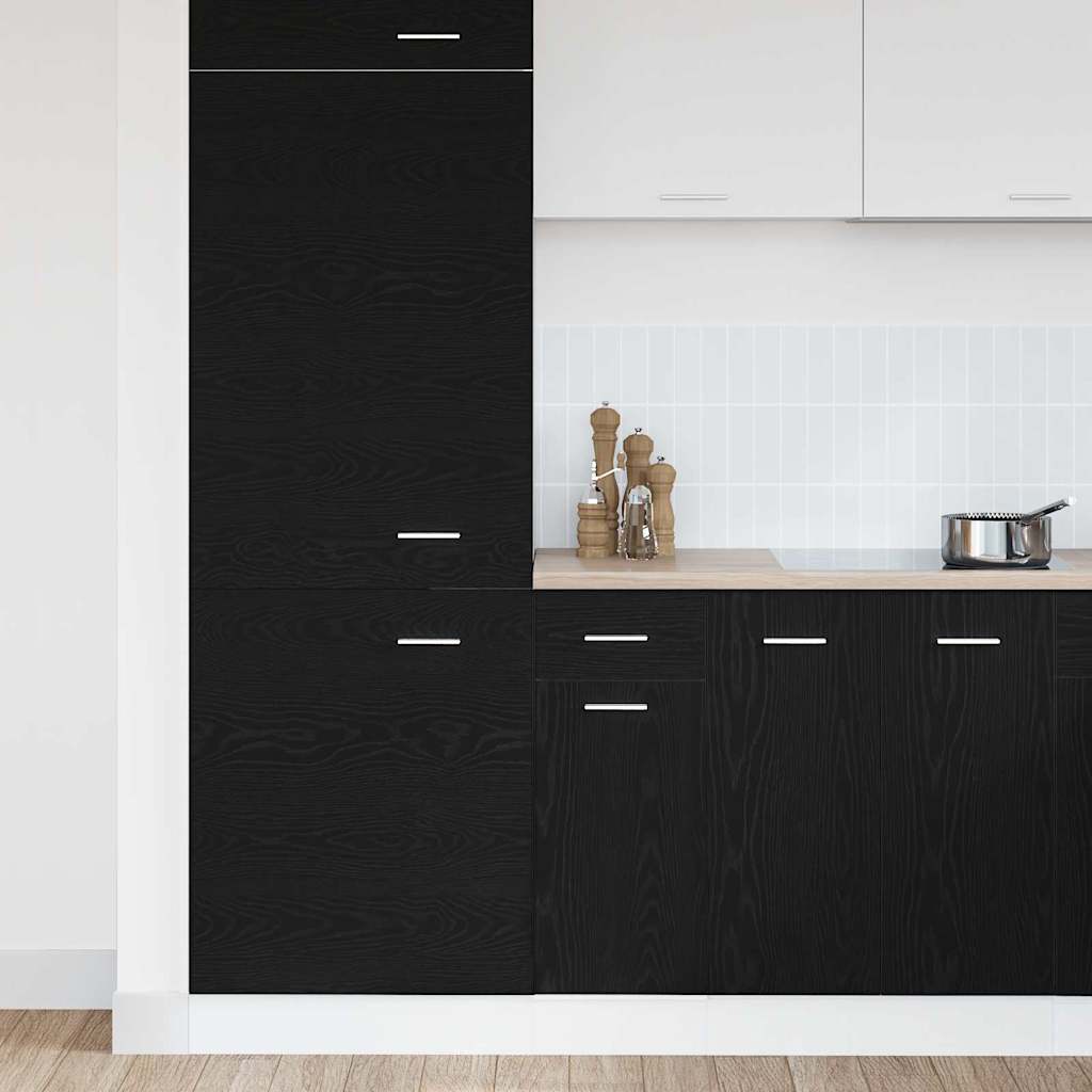 Drawer Bottom Cabinet with Drawer Black oak 30 x 46 x 81.5 cm