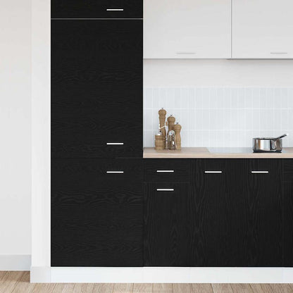 Drawer Bottom Cabinet with Drawer Black oak 30 x 46 x 81.5 cm