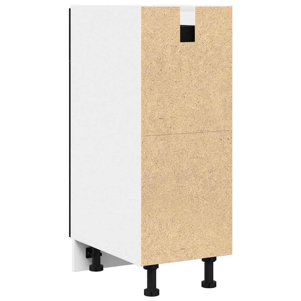 Drawer Bottom Cabinet with Drawer Black oak 30 x 46 x 81.5 cm