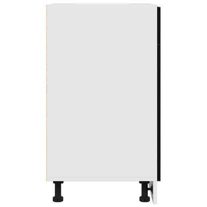 Drawer Bottom Cabinet with Drawer Black oak 40 x 46 x 81.5 cm