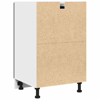 Drawer Cabinet Black oak 50 x 46 x 81.5 cm Engineered wood