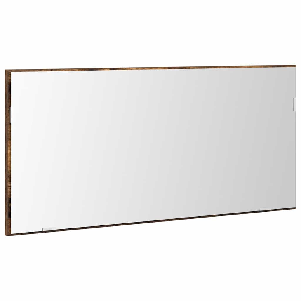 Mirror Wall-mounted Brown 80 x 37 cm Glass and Engineered Wood
