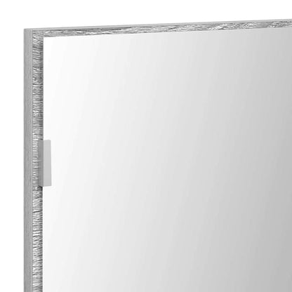 Mirror High grey sonoma 80 x 37 cm Glass and Engineered Wood
